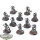 Necrons - 10x Necron Warriors - teilweise bemalt