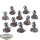 Necrons - 10x Necron Warriors - teilweise bemalt