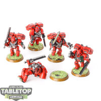 Blood Angels - 5x Assault Squad - bemalt
