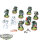 Dark Angels - 10x Tactical Marines - klassisch - teilweise bemalt