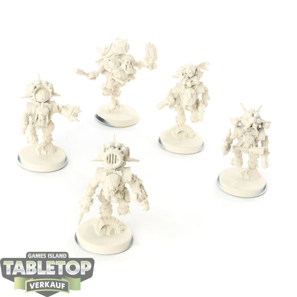 Orks - 5x Ork Stormboyz - grundiert