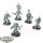 Space Wolves - 5x Grey Hunters - unbemalt