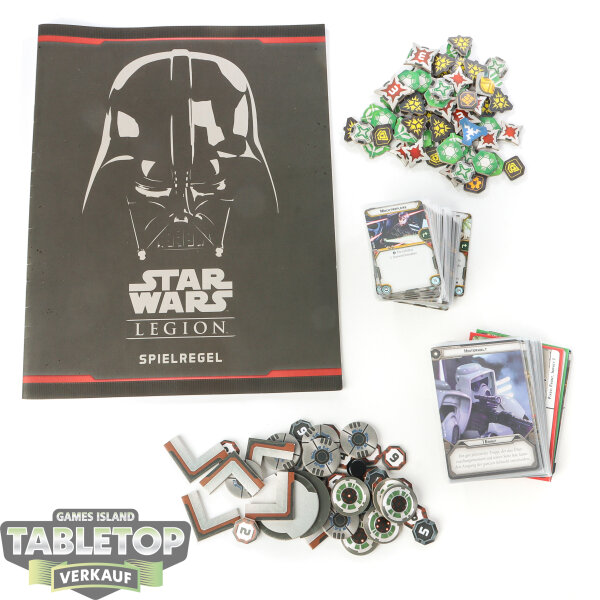 Star Wars: Legion - Diverse Cards, Tokens  & Rulebook - deutsch