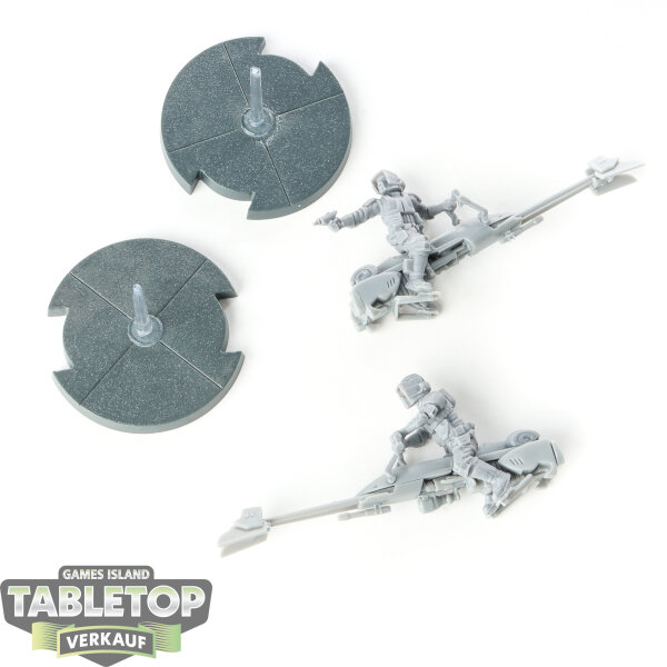 Galaktisches Imperium - 2x 74-Z Speeder Bikes - unbemalt