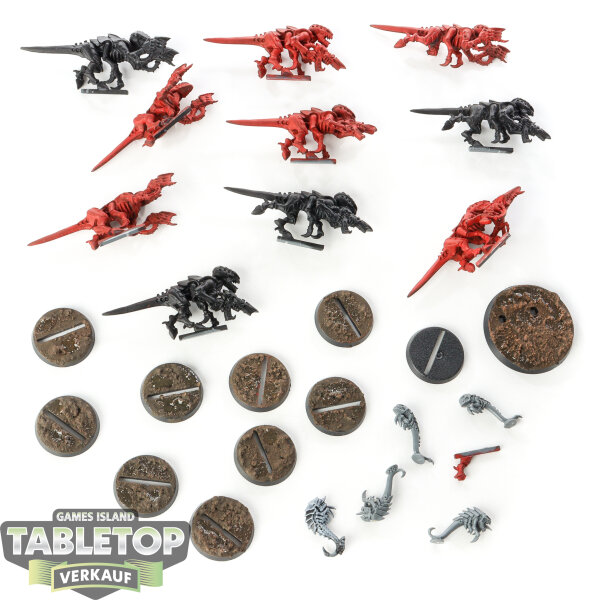 Tyraniden - 10 x Termagants (Classic) - teilweise bemalt
