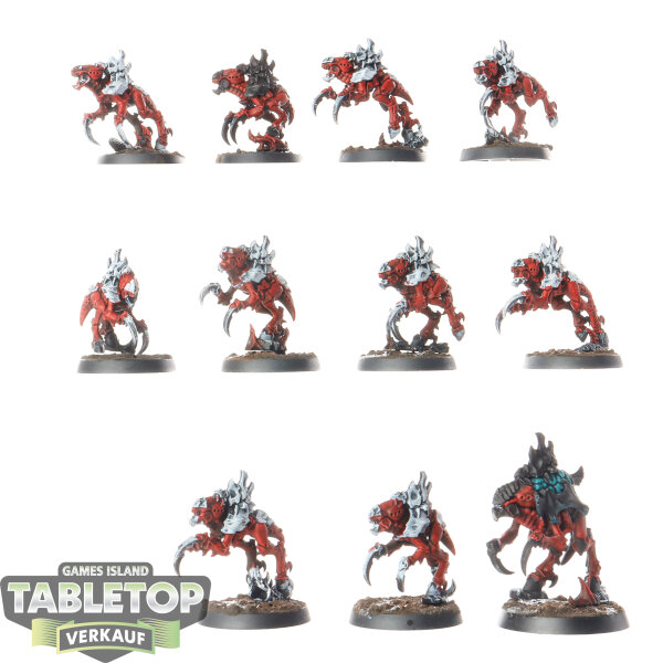 Tyraniden - 11 x Neurogaunts - teilweise bemalt