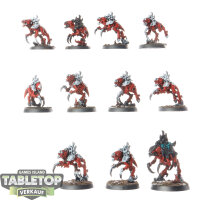 Tyraniden - 11 x Neurogaunts - teilweise bemalt