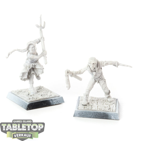 Freebooters Fate - 2x Cultists - grundiert