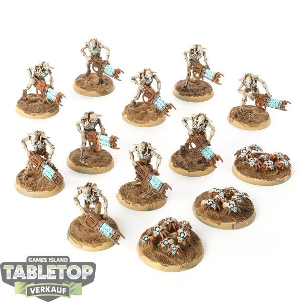 Necrons - 10x Necron Warriors - bemalt