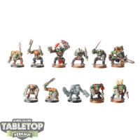Orks - 11 x Ork Boyz - teilweise bemalt