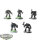 Black Templars - 5 x Terminator Squad klassisch - teilweise bemalt