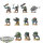 Orks - 10x Ork Boyz - bemalt