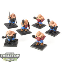 Ogre Kingdoms - 6 x Ogor Gluttons - teilweise bemalt