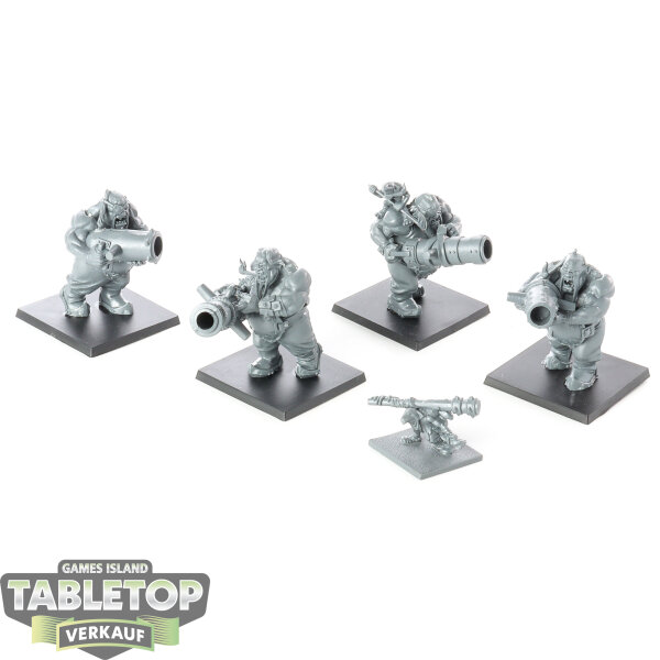 Ogre Kingdoms - 4 x Leadbelchers - unbemalt