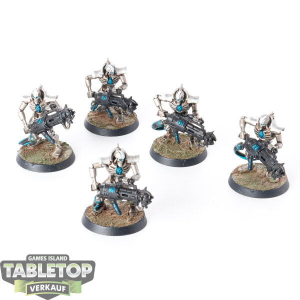 Necrons - 5x Immortals - teilweise bemalt