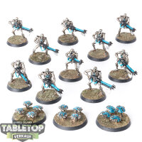 Necrons - 10x Necron Warriors - klassisch - bemalt