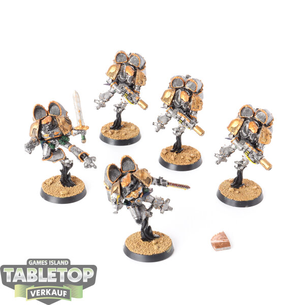 Chaos Space Marines - 5x Raptors - klassisch - bemalt