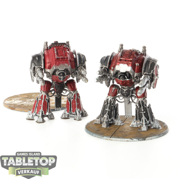 Legion Imperiales - 2 Acastus Knights Porphyrion - teilweise bemalt