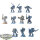 Space Wolves - 10 Space Wolves Blood Claws - teilweise bemalt