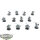 HdR Figuren - Gut - 12 x Warriors of Rohan (Classic) - unbemalt