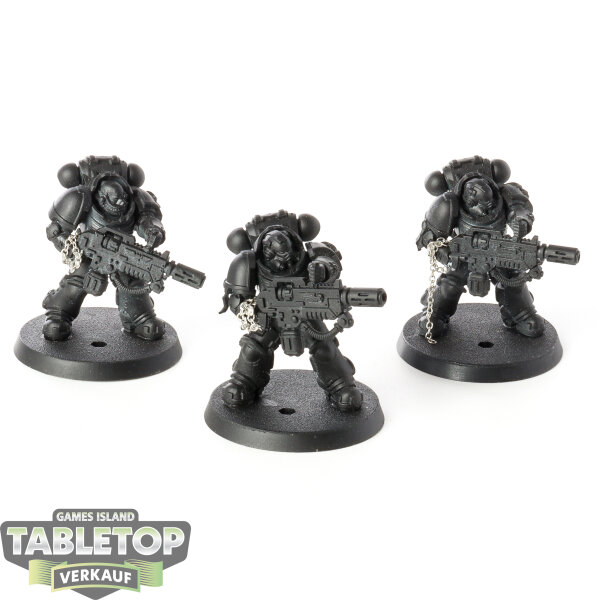Black Templars - 3x Primaris Eradicators - grundiert