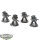 Black Templars - 4x Primaris Eradicators - teilweise bemalt