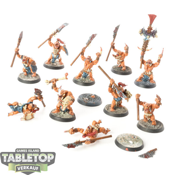 Orruk Warclans - 10 Savage Orruks - bemalt