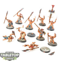 Orruk Warclans - 10 Savage Orruks - bemalt