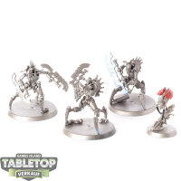 Necrons - 3x Skorpekh Destroyers - teilweise bemalt