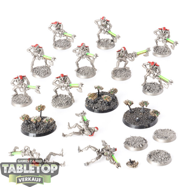 Necrons - 12x Necron Warriors klassisch - bemalt
