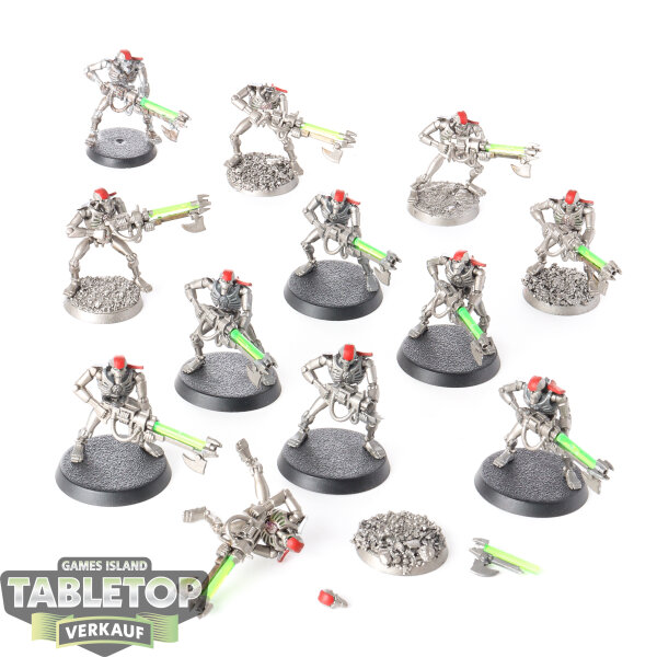 Necrons - 12x Necron Warriors klassisch - bemalt