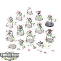 Necrons - 12x Necron Warriors klassisch - bemalt