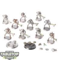 Necrons - 10x Necron Warriors klassisch - teilweise bemalt