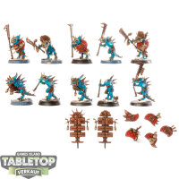 Seraphon - 10x Saurus Guard - bemalt