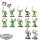Orruk Warclans - 12x Savage Orruks - teilweise bemalt