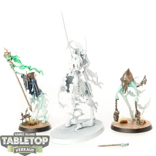 Nighthaunt - 3x Ethereal Court - teilweise bemalt