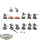 Tau Empire - 10 x Fire Warriors Strike Team - bemalt