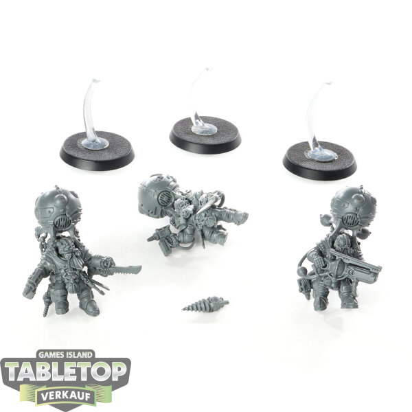 Kharadron Overlords - 3x Endrinriggers - unbemalt