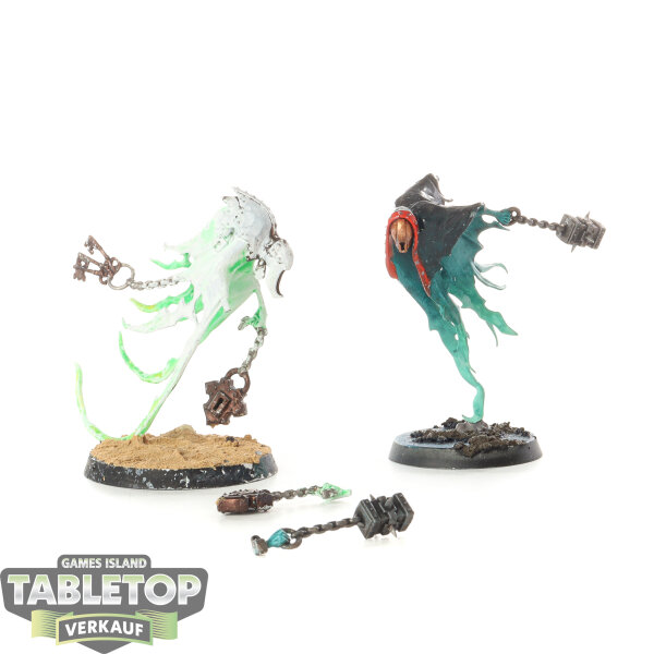 Nighthaunt - 2x Spirit Torment and Chainghasts - teilweise bemalt