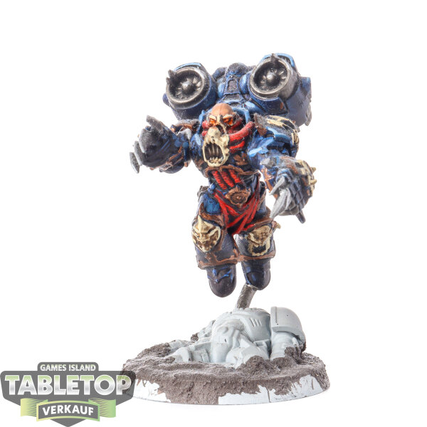 Chaos Space Marines - Haarken Worldclaimer, Herald of the Apocalypse - teilweise bemalt