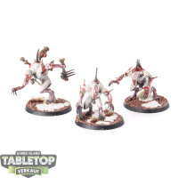 Flesh-eater Courts - 3x Crypt Haunter Courtier - bemalt