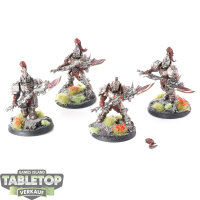 Adeptus Custodes - 4x Custodian Guard Squad - bemalt