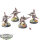 Adeptus Custodes - 4x Custodian Guard Squad - bemalt