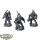 Tau Empire - 3 Stealth Battlesuits - grundiert