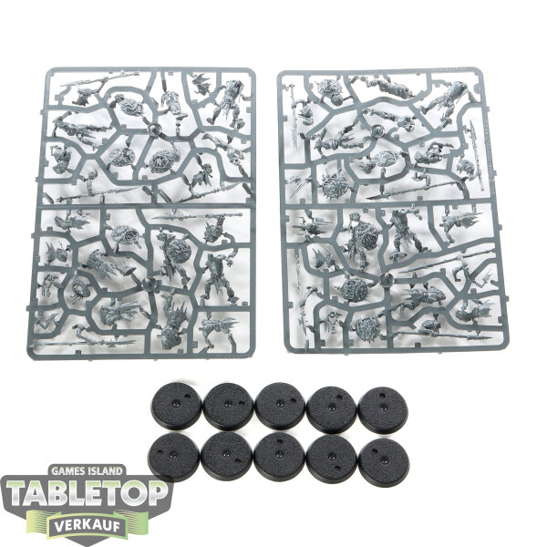 Orruk Warclans - 10x Gutrippaz - im Gussrahmen