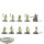 Cryx - 10 x Blackbanes Ghost Raiders - bemalt