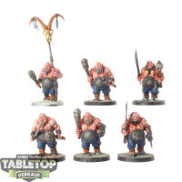 Ogor Mawtribes - 6x Ogor Gluttons - teilweise bemalt
