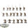 Ossiarch Bonereapers - 20x Mortek Guard - bemalt