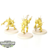 Flesh-eater Courts - 3x Crypt Horrors - teilweise bemalt