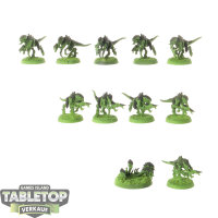 Tyraniden - 11x Termagants - teilweise bemalt